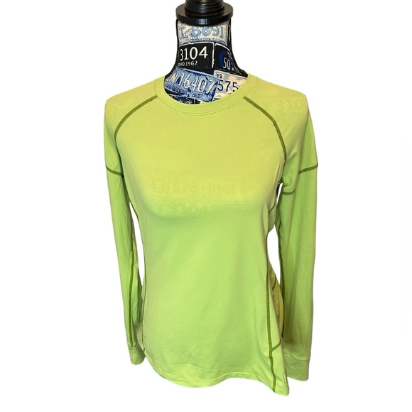 REI Tops - REI Co-op Women’s Long Sleeve Crew Neck Base Layer Tee Size Large Lime Green